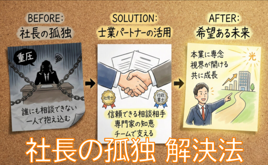 社長の孤独　解決方法